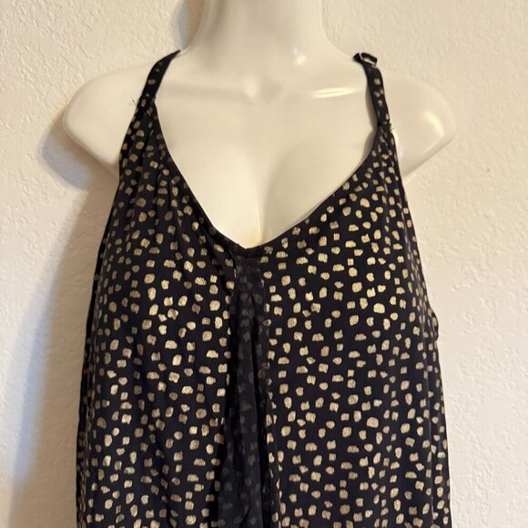 SWIMSUITS FOR ALL Sleeveless Crossback Top With Built-In Bra Gold Black - Picture 8 of 10